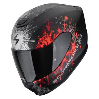 Casco integral Scorpion Exo-391 Wolf – Negro Plata