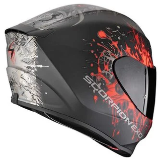 Casco integral Scorpion Exo-391 Wolf – Negro Plata