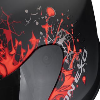 Casco integral Scorpion Exo-391 Wolf – Negro Plata