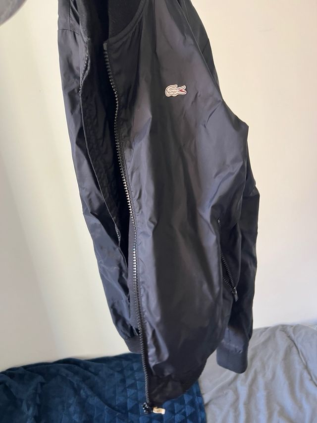 Chaqueta Bomber Lacoste Negra