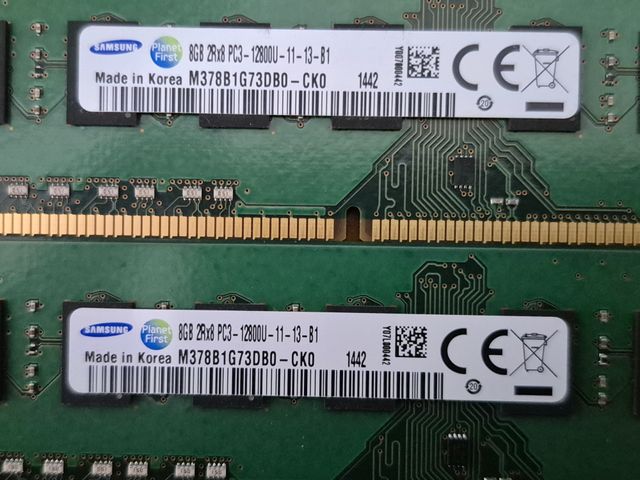16Gb-DDR3 / 1600MHz { 2x8Gb