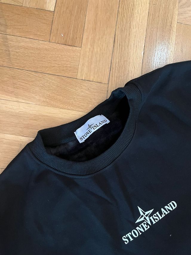 Sudadera Stone Island Negra Talla M