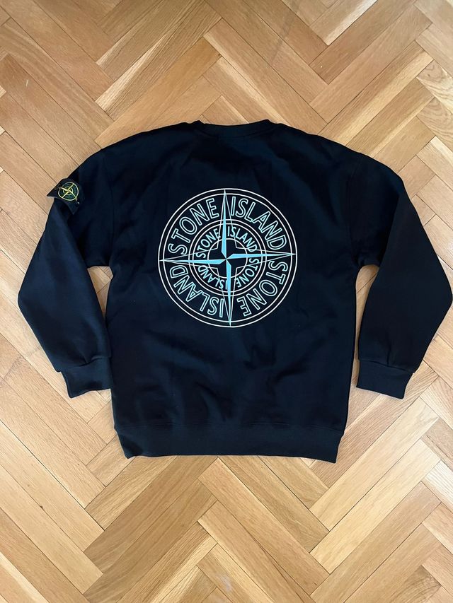 Sudadera Stone Island Negra Talla M