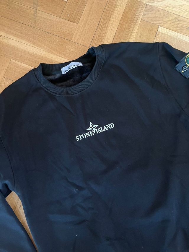 Sudadera Stone Island Negra Talla M