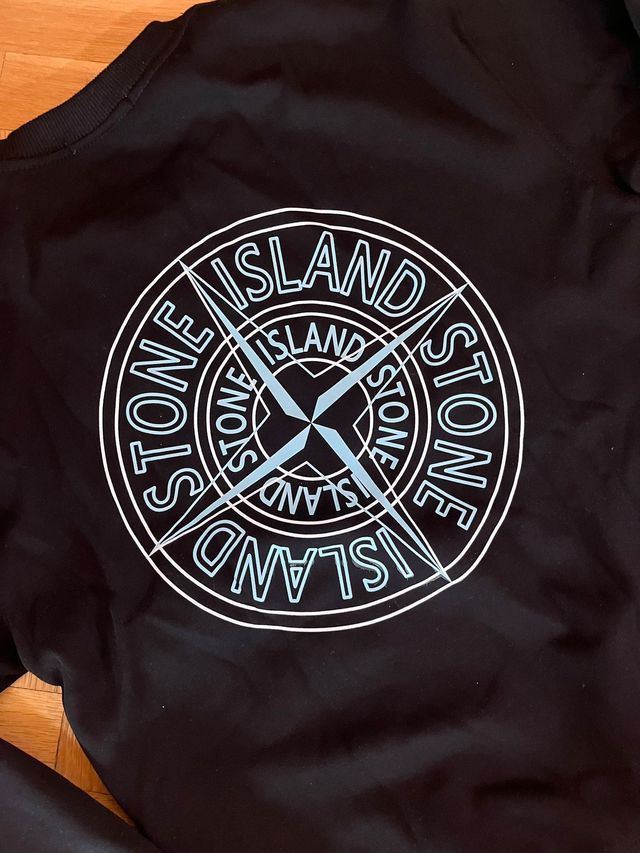 Sudadera Stone Island Negra Talla M