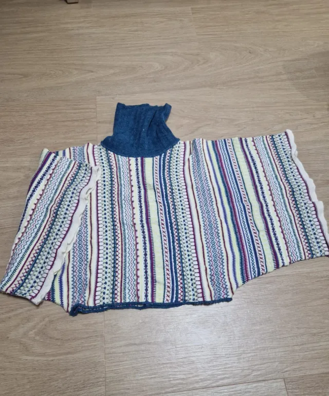 Poncho Mescalino Multicolor Talla Única