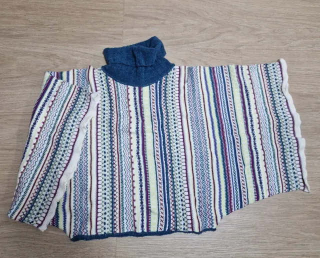 Poncho Mescalino Multicolor Talla Única