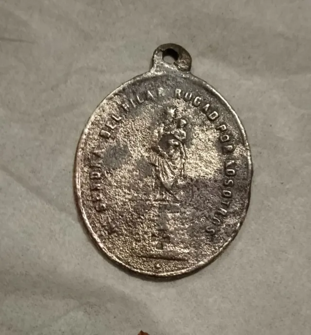 Medalla religiosa Virgen del Pilar