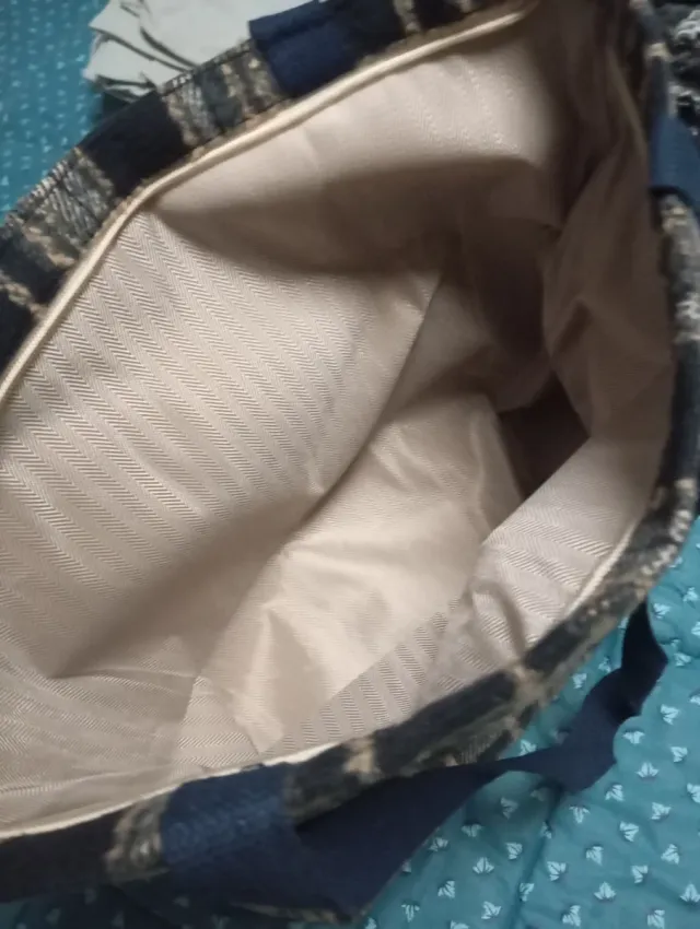 Bolso de invierno a cuadros, 41 de ancho, 33 de fo