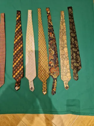 Lotto 7 Cravatte 100% Seta