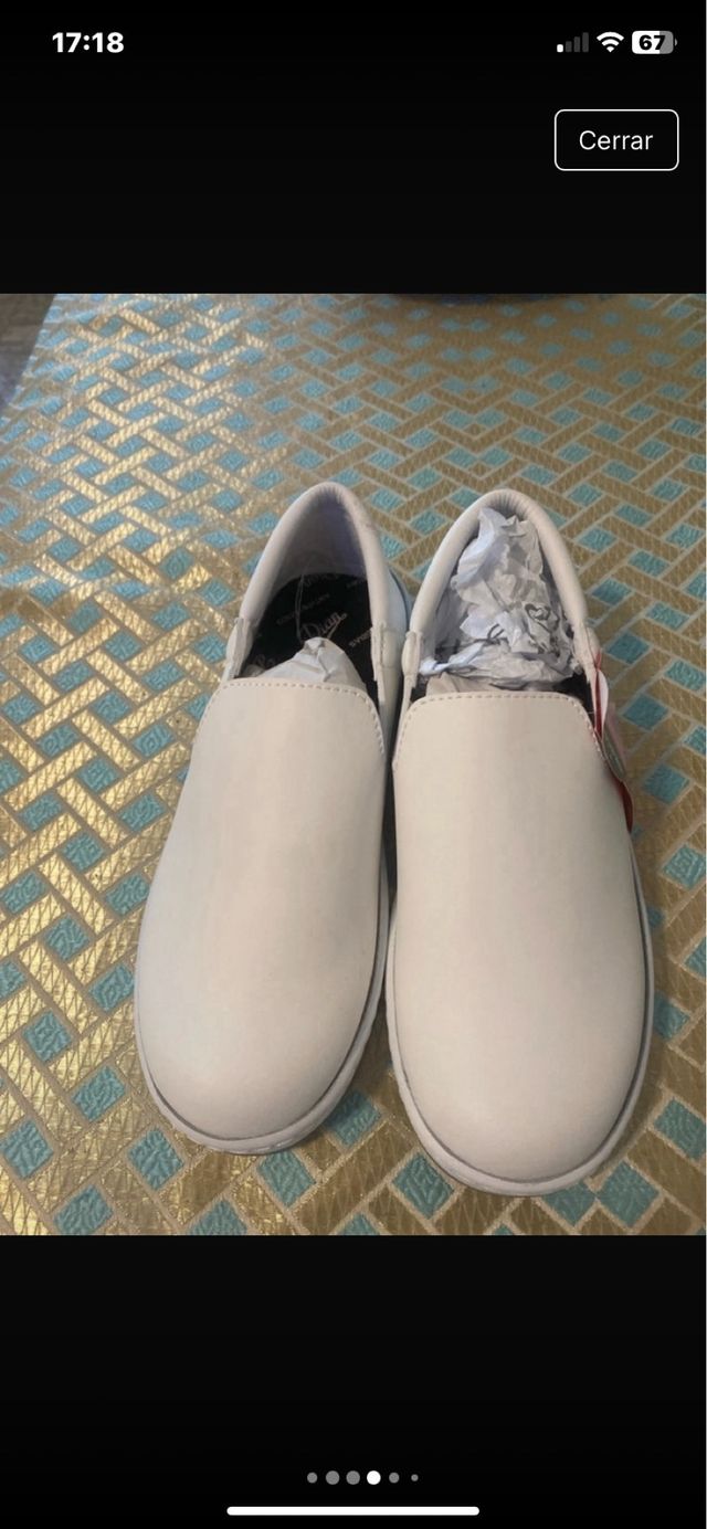 Zapatos de trabajo Dian blancos sin estrenar