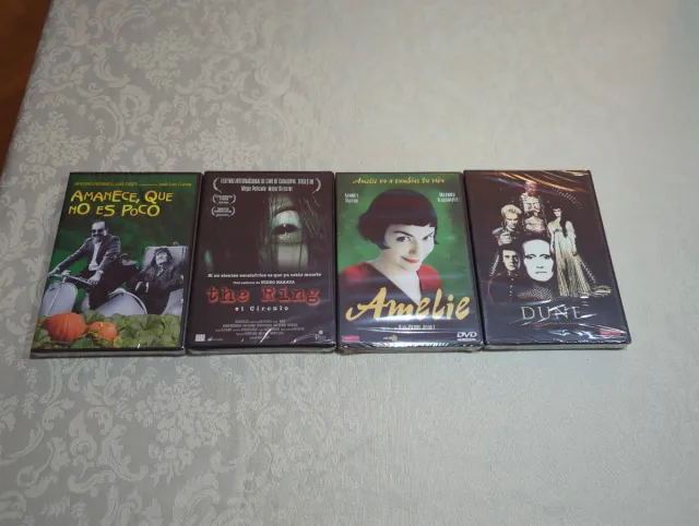 Lote 4 Películas DVD: Amelie, Dune, Ring, Amanece