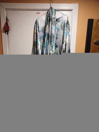 Túnica Para Rey Mago, de Seda Con motivo verde