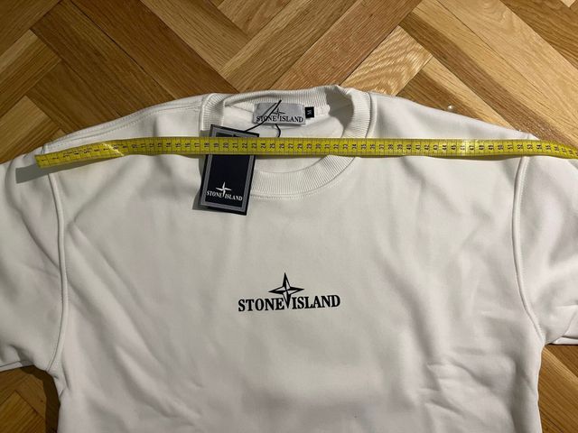Sudadera Stone Island Blanca Talla M