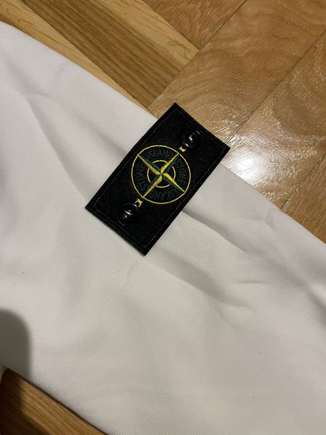 Sudadera Stone Island Blanca Talla M