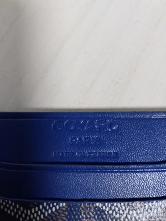 Tarjeta Goyard Azul