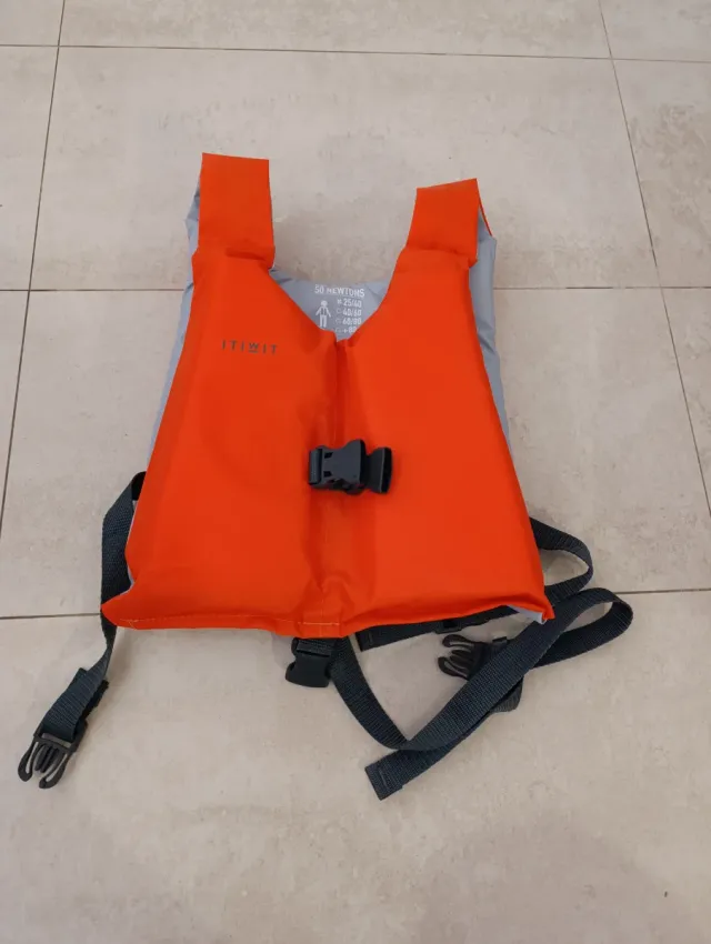 2 Chalecos Salvavidas Decathlon Naranja