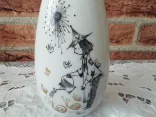 Vaso Rosenthal Bavaria Porcellana Decorato