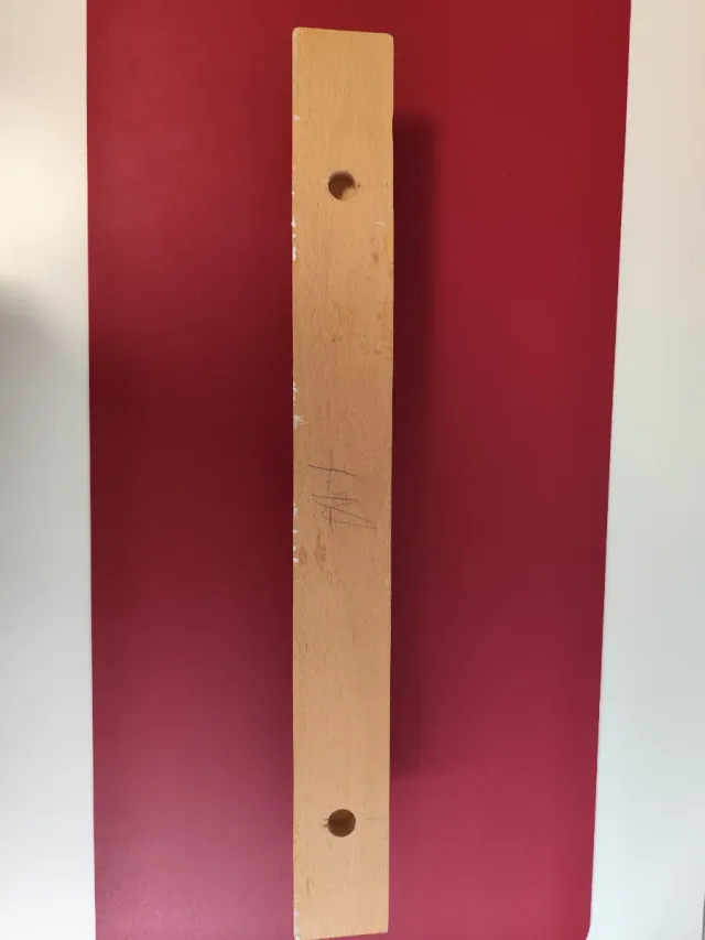 Perchero de madera con 5 ganchos