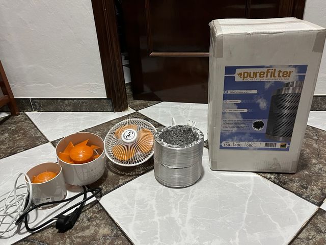 Filtro carbón Purefilter RC 412 + ventilador