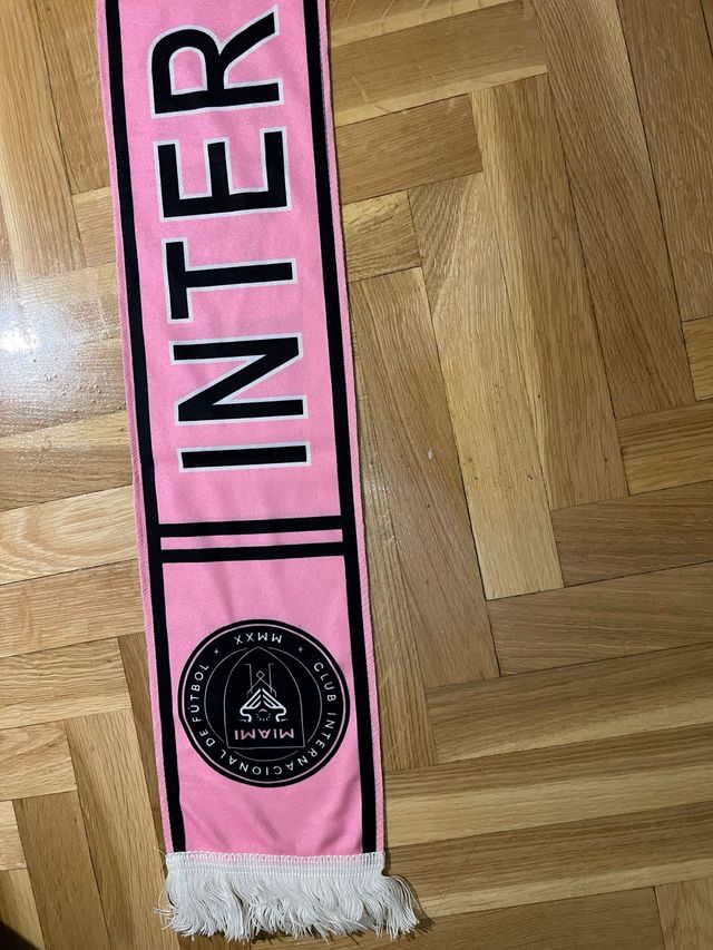 Bufanda Inter Miami Rosa