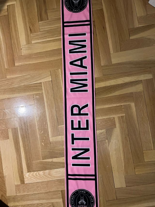 Bufanda Inter Miami Rosa