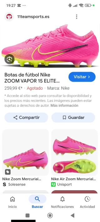 Botas de fútbol Nike Zoom Vapor 15