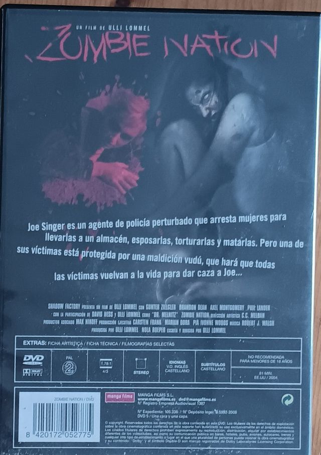 DVD Terror Zombie Nation