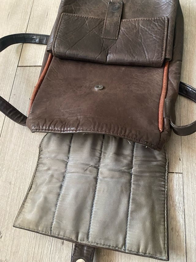 Bolso de pell estil vintage