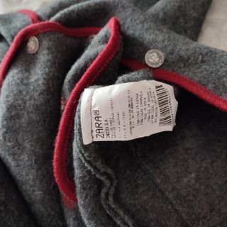 Chaqueta niña gris con ositos