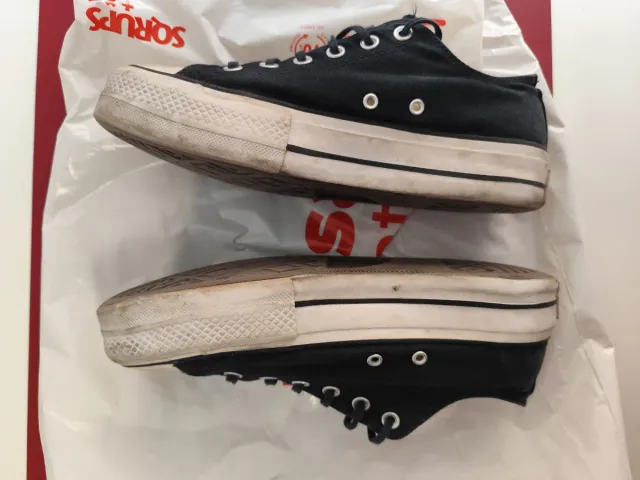 Converse All Star negras usadas