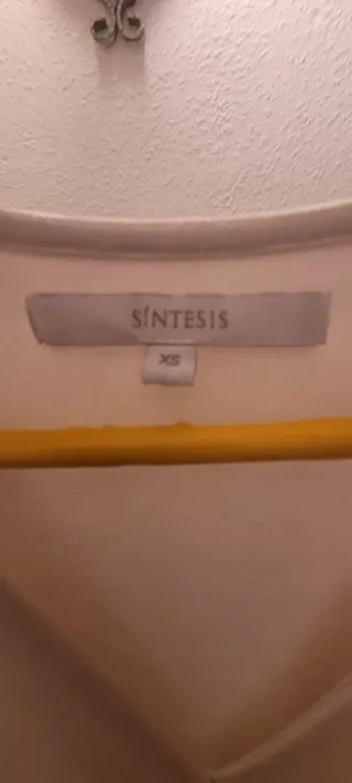 Blusa elegante beige talla única