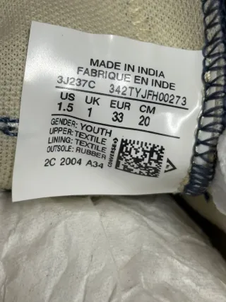 Converse All Star Azul Marino talla33