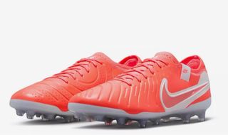 Botas Fútbol Nike Tiempo Pro Naranja/Blanco