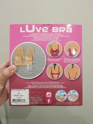 Sujetador Adhesivo Magic Bodyfashion Beige/Marrón