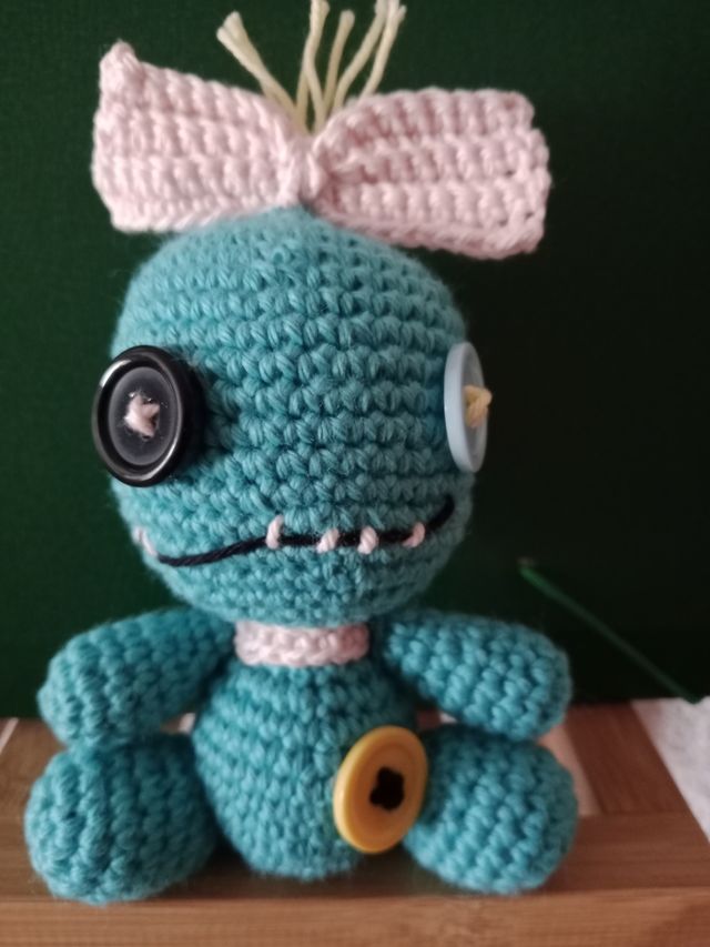 Muñeco Amigurumi Stitch Lilo y Stitch