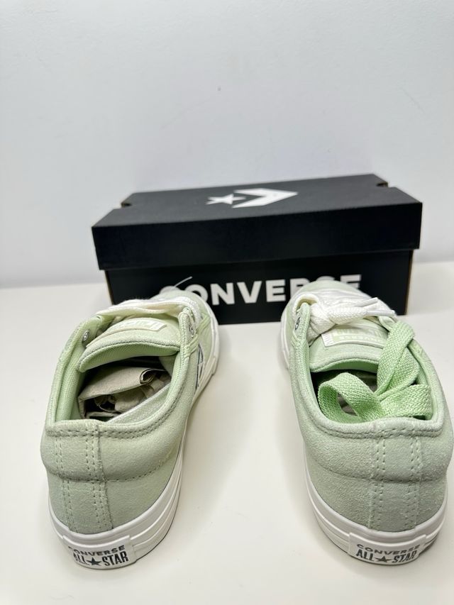 Converse Star Player Verde Blanca Talla 37