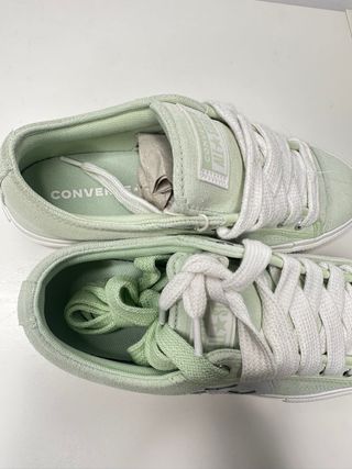 Converse Star Player Verde Blanca Talla 37