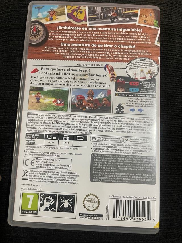 Super Mario Odyssey Nintendo Switch