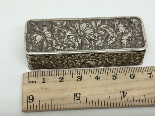 Cajita antigua plata 925 argent