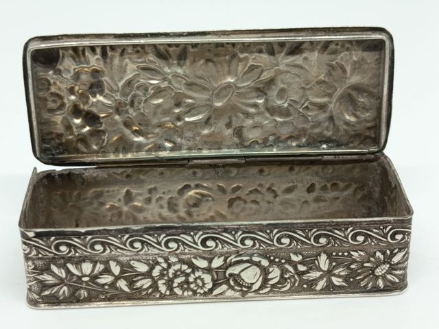 Cajita antigua plata 925 argent