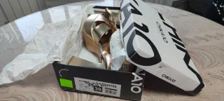 Sandalias doradas tacón plataforma