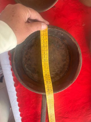 Set 5 pezzi rame antico