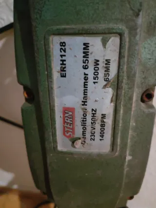 Martillo Demolición Stern 65MM ERH128