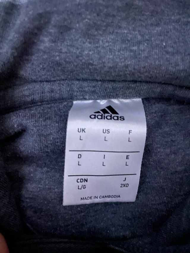 Sudadera Adidas Negra
