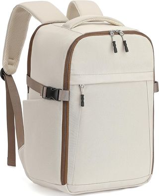 BONITA MOCHILA DE VIAJE 40x20x30 cm COLOR BEIGE