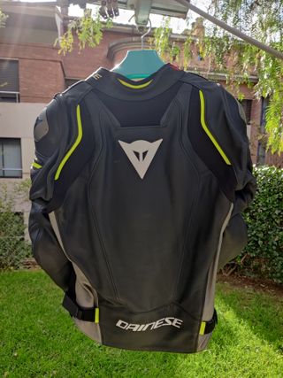 Chaqueta DAINESE Racing 3-D Air Black/Fluo-Yellow