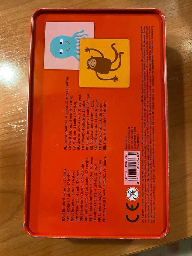 Juego de mesa Billelotteri Picture Lotto