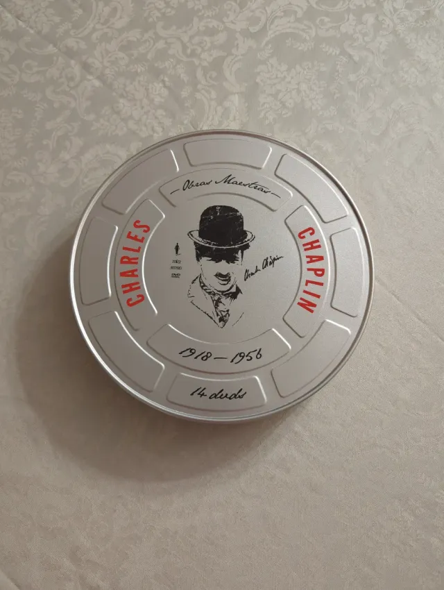 Lata Decorativa Charles Chaplin