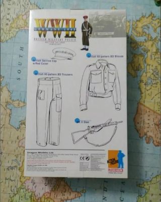 Escala 1/6 policía militar Ingles